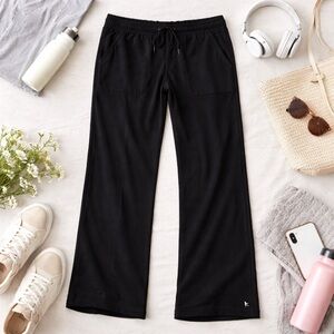 Danskin Now Black Wide-Leg Lounge Pants – Women’s Size L
